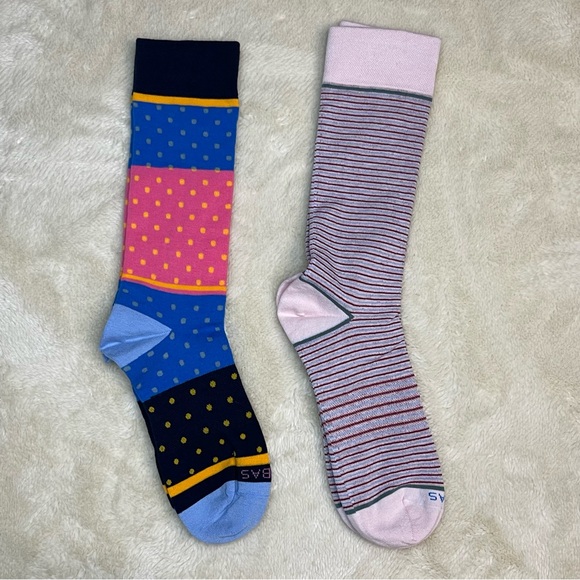 Bombas Women’s Bundle Of 2 Ultralight Weight Calf/Crew Socks Size Medium NWOT - Picture 1 of 5